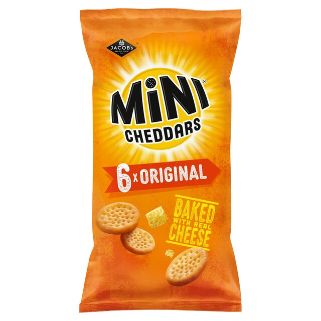 Mini queso cheddars de Jacob 6 x 25 g