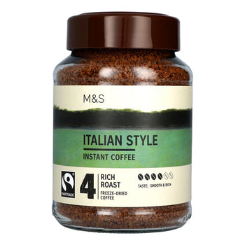 M&S Fairtrade Italian Style Instant Coffee 200G