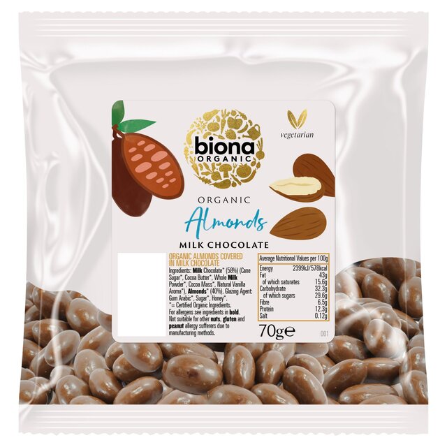 Biona Bio -Mandelmilchschokolade 70 g