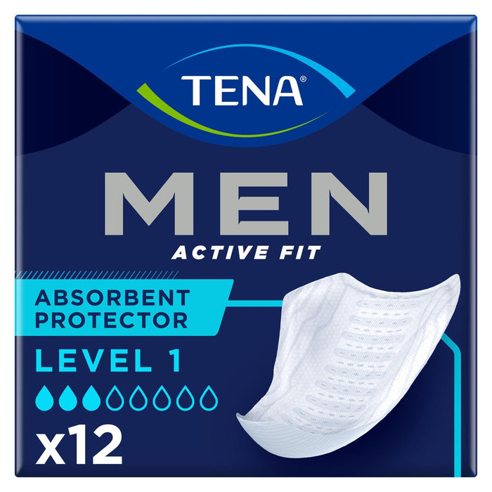 TENA para hombres Incontinence Absorbent Protector Nivel 1 12 por paquete