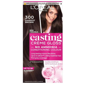 L’Oréal Paris Ammonia Free Hair Dye 300 Darkest Brown