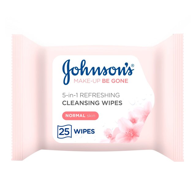 El maquillaje de Johnson se ha vuelto refrescante toallitas 25 por paquete