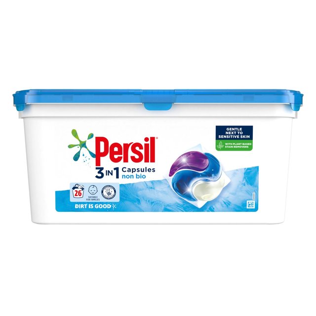 Persil 3 in 1 Wäschewaschkapseln non bio 26 pro Pack
