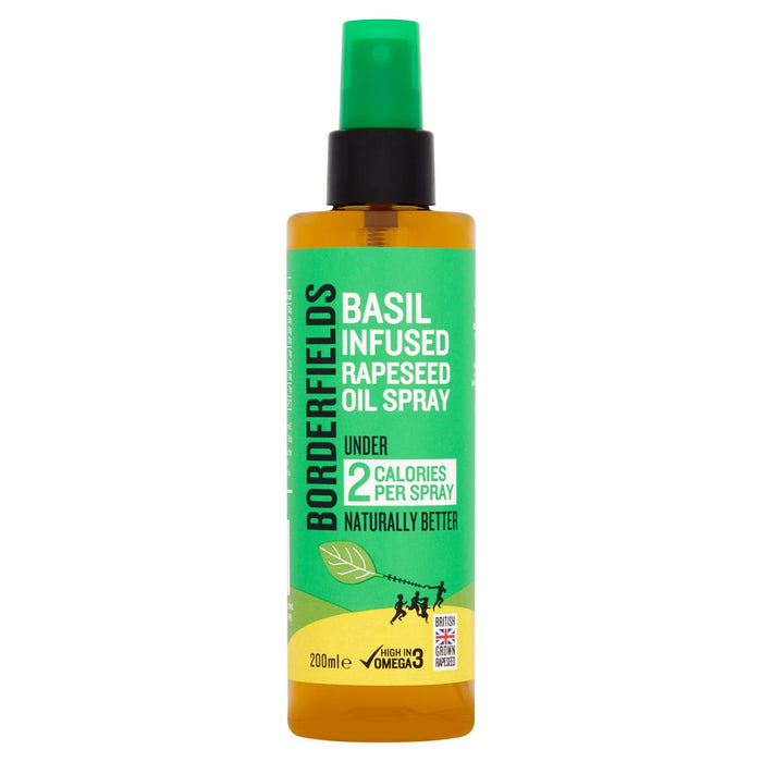 Sprays d'huile de colza infusé au basilic de basilic 200 ml