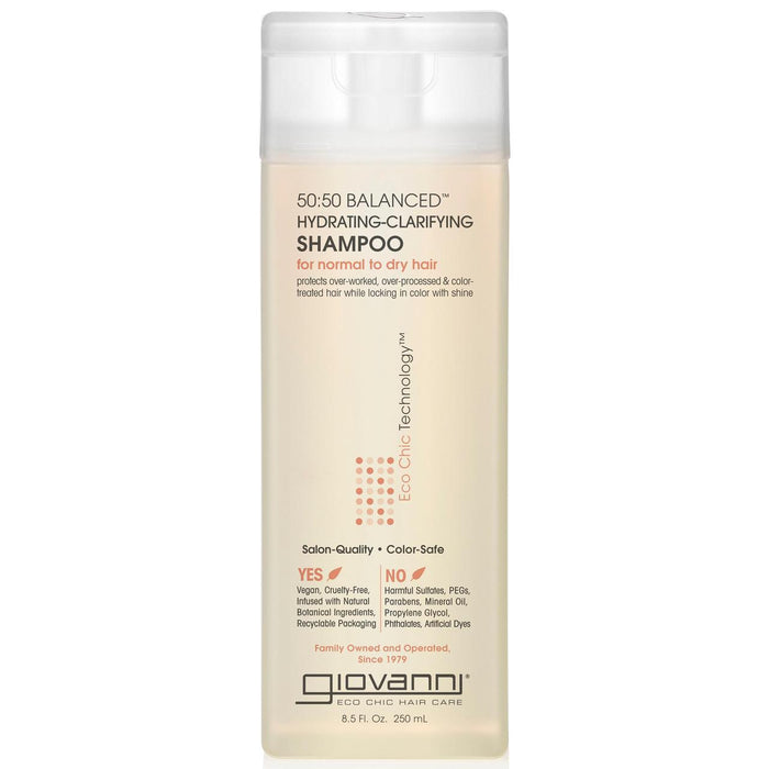 Giovanni 50/50 ausgeglichene Feuchtigkeit und Klärung von Shampoo 250 ml