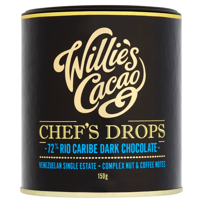 Willies Kakao Venezolaner dunkler Schokolade fällt 72% 150g ab