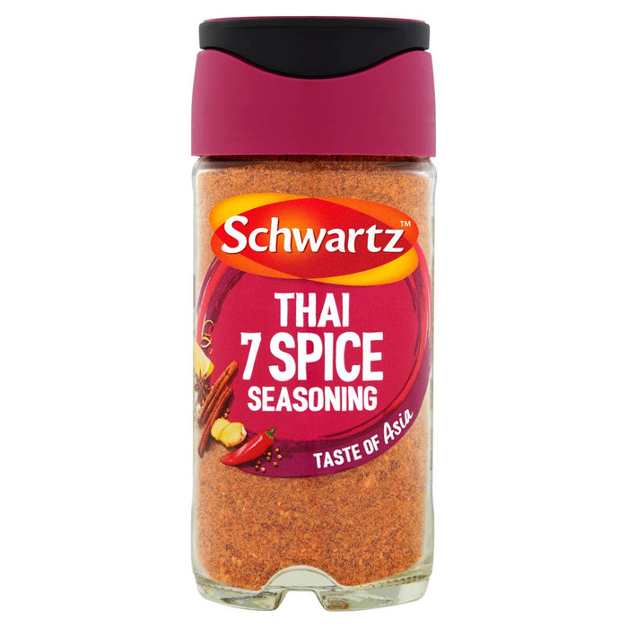 Schwartz Perfect Shake Thai 7 Especias Condimento Tarro 52g 