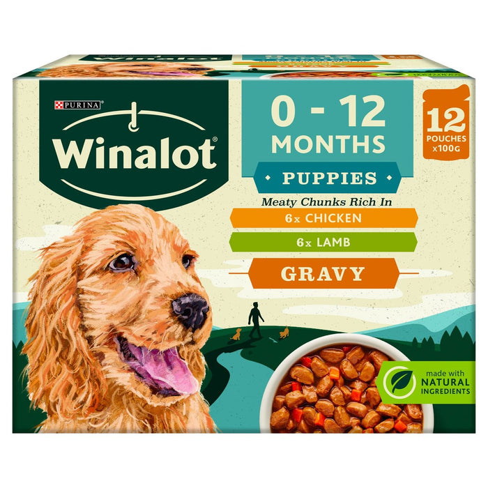 Winalot Puppy in Gravy Agney & Chicken 12 x 100g