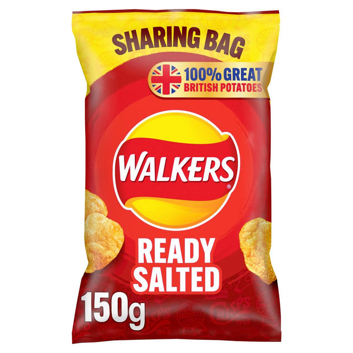 Walkers Ready Salted Partage Crisps 150