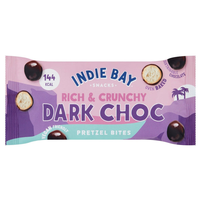 Indie Bay Snacks bildeten Brezelstiche dunkle Schokolade 31G